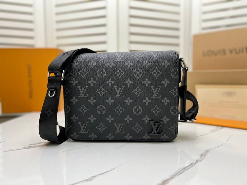 Louis Vuitton District PM Monogram Eclipse Messenger Bag