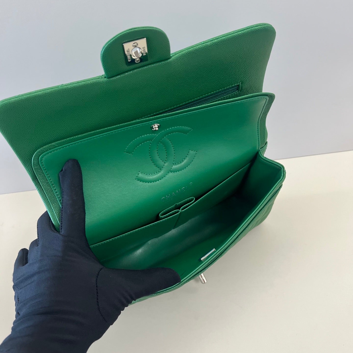 Chanel Classic Flap Bag Green