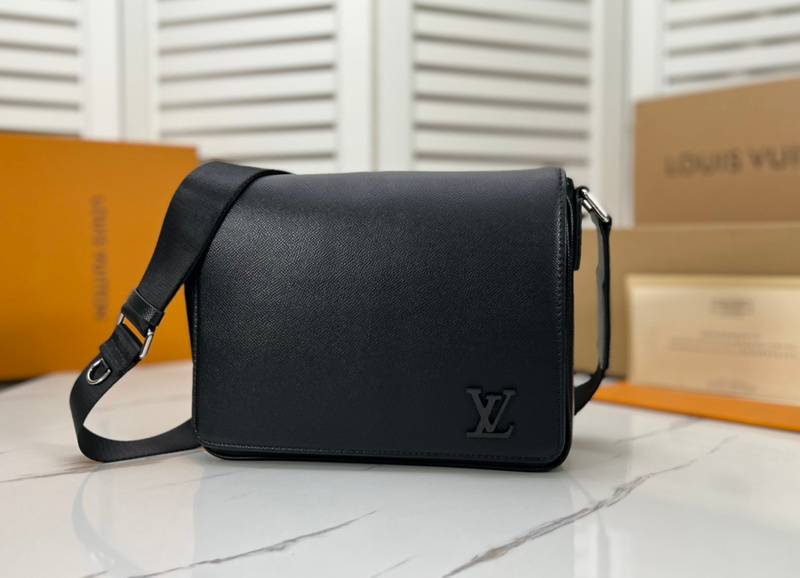 Louis Vuitton District PM Monogram Eclipse Messenger Bag Black