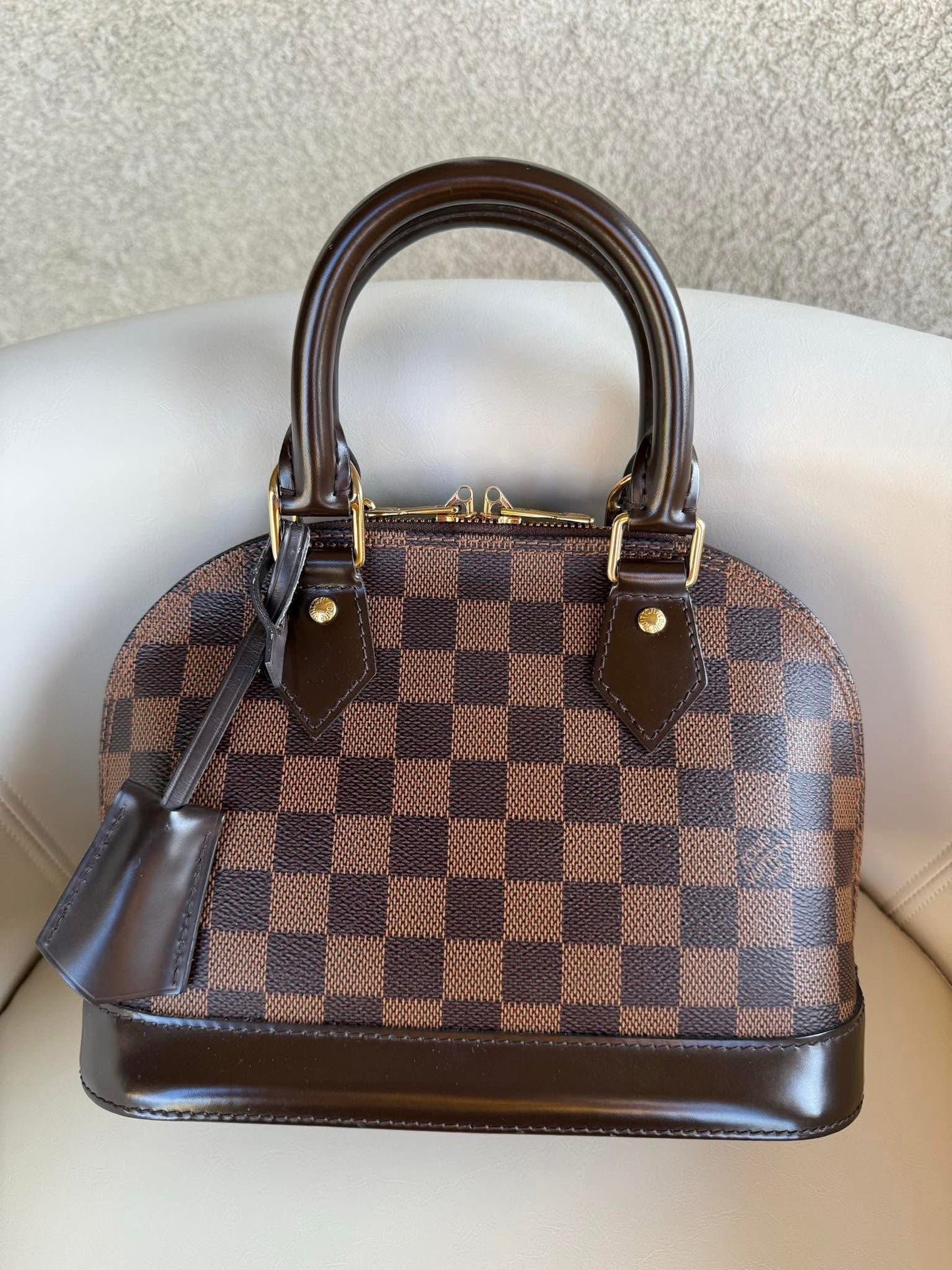 Louis Vuitton Alma BB in Damier Ebene canvas