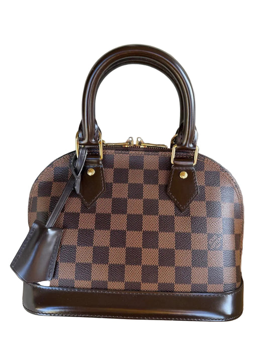 Louis Vuitton Alma BB in Damier Ebene canvas