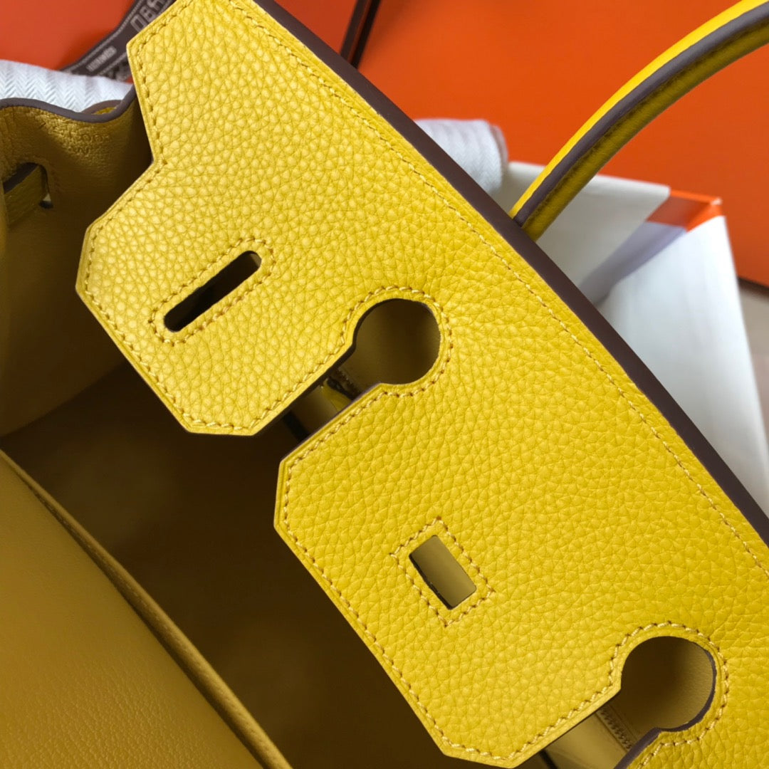 hermes birkin bag Yellow S,about 30 cm