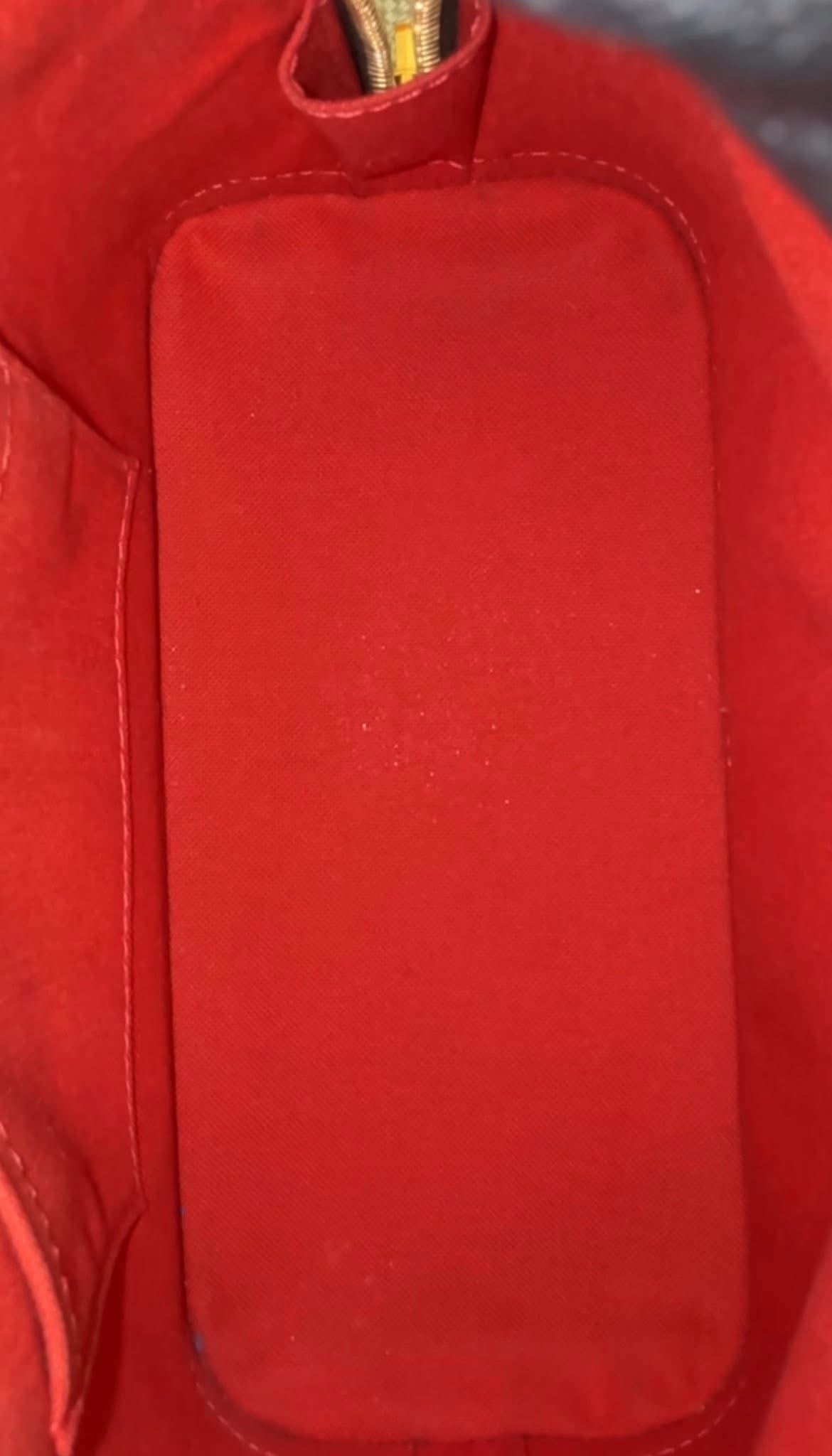 Louis Vuitton Alma BB in Damier Ebene canvas