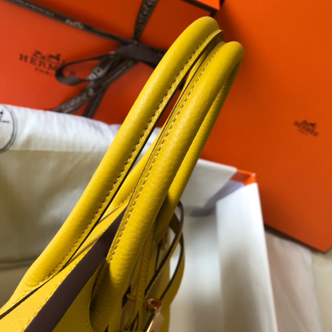 hermes birkin bag Yellow S,about 30 cm