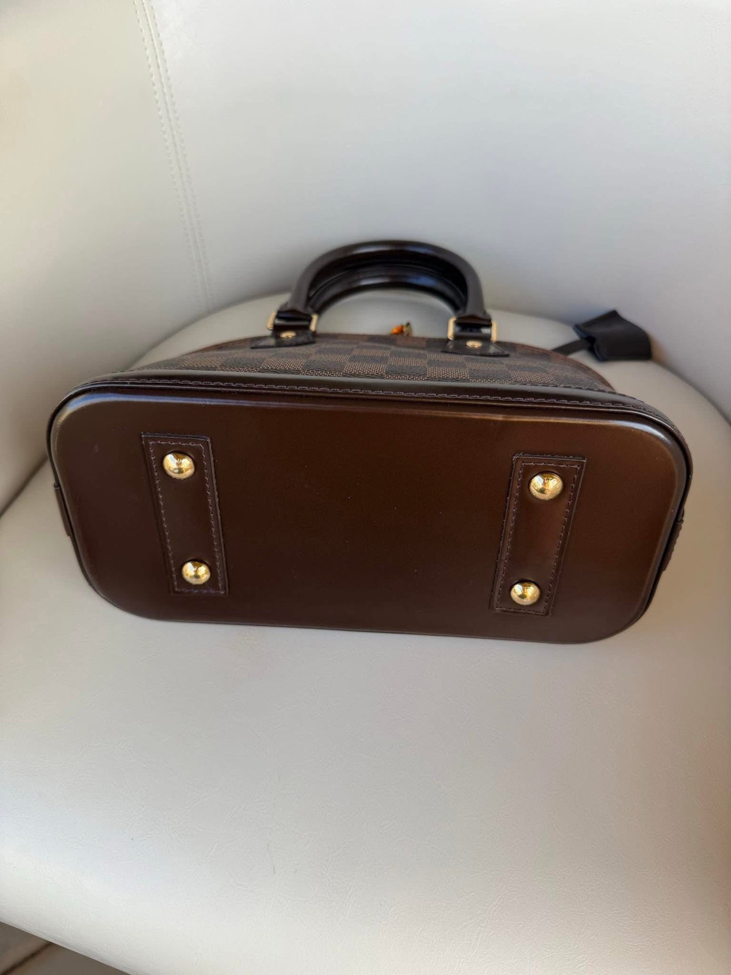 Louis Vuitton Alma BB in Damier Ebene canvas