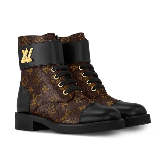 Louis Vuitton Wonderland Flat Ranger boots