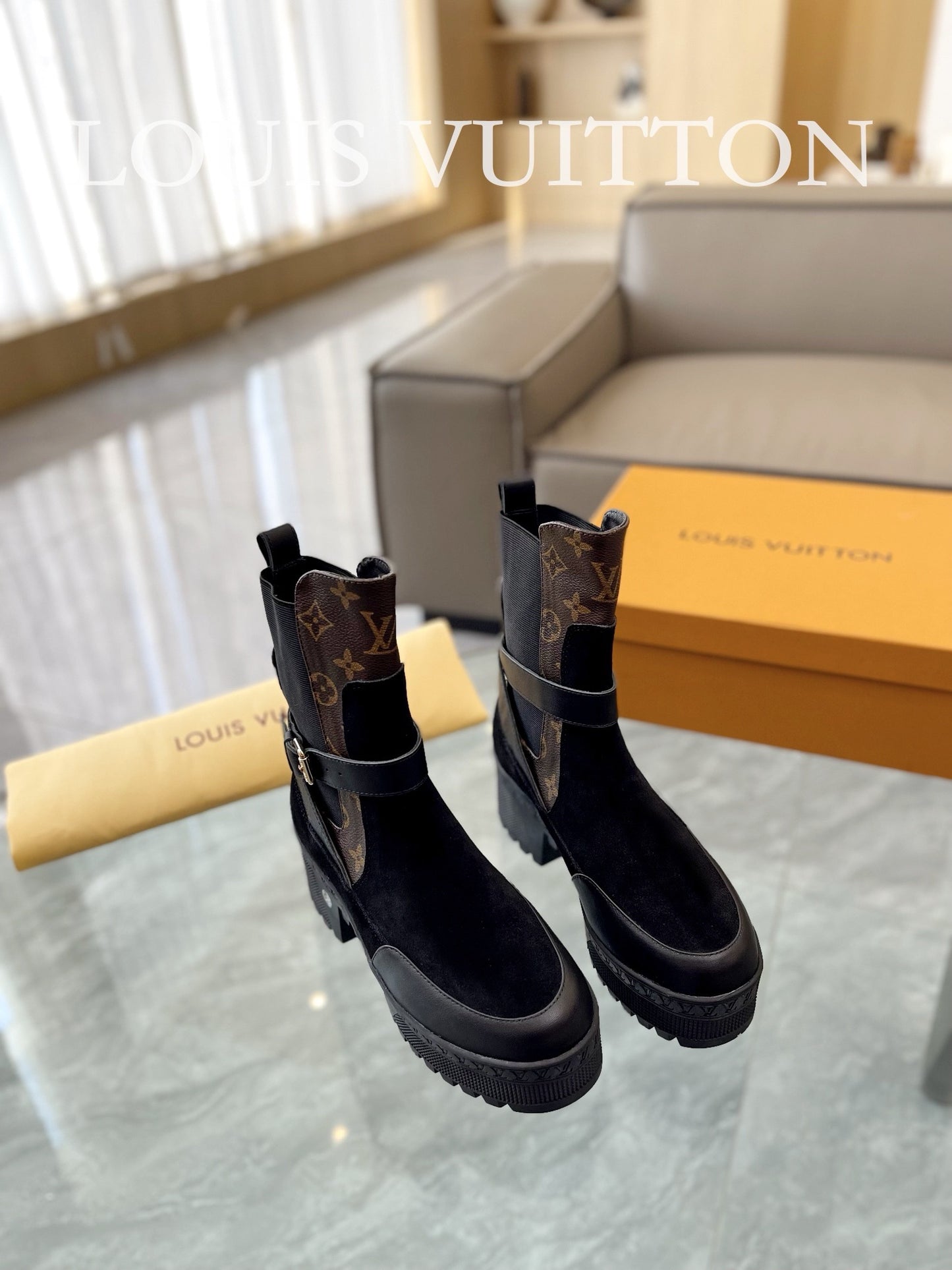 Louis Vuitton desert boots