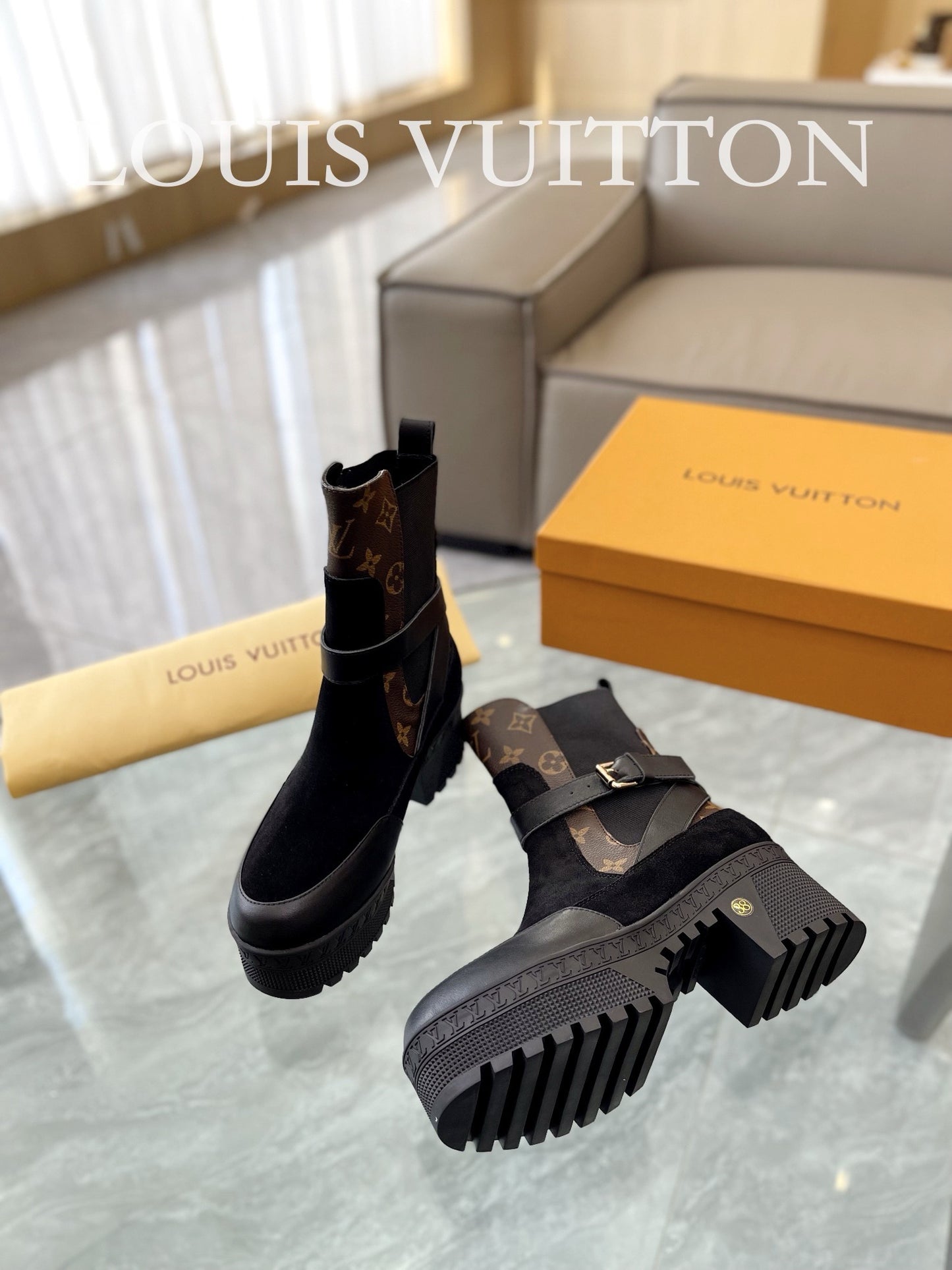 Louis Vuitton desert boots