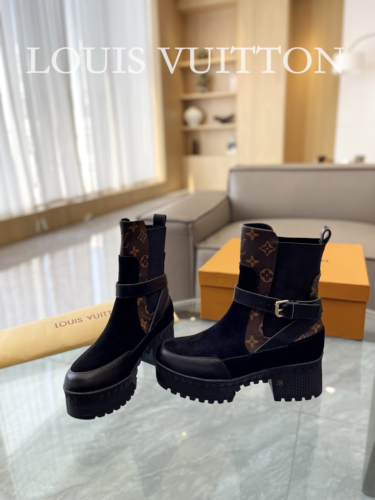 Louis Vuitton desert boots