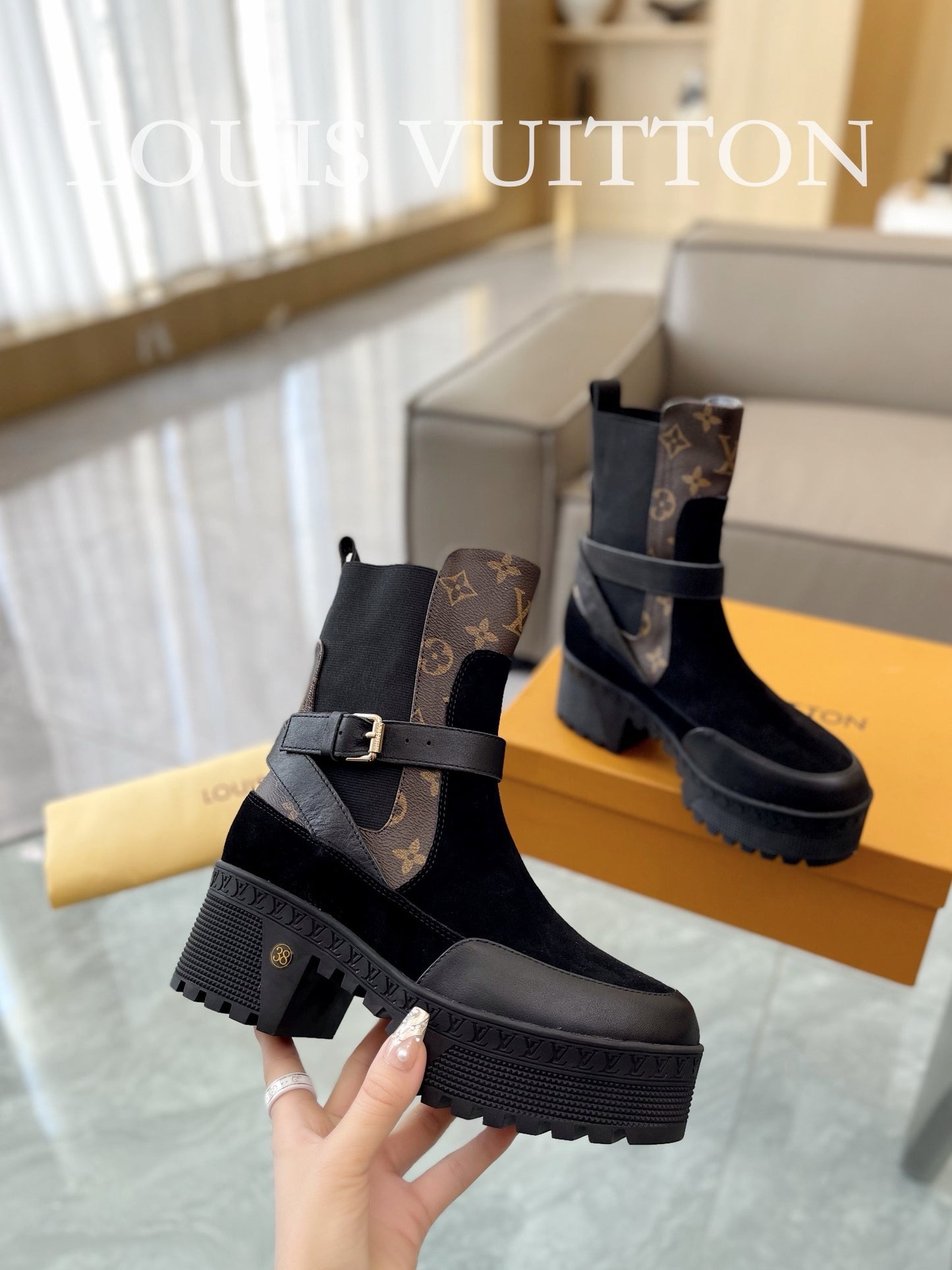 Louis Vuitton desert boots