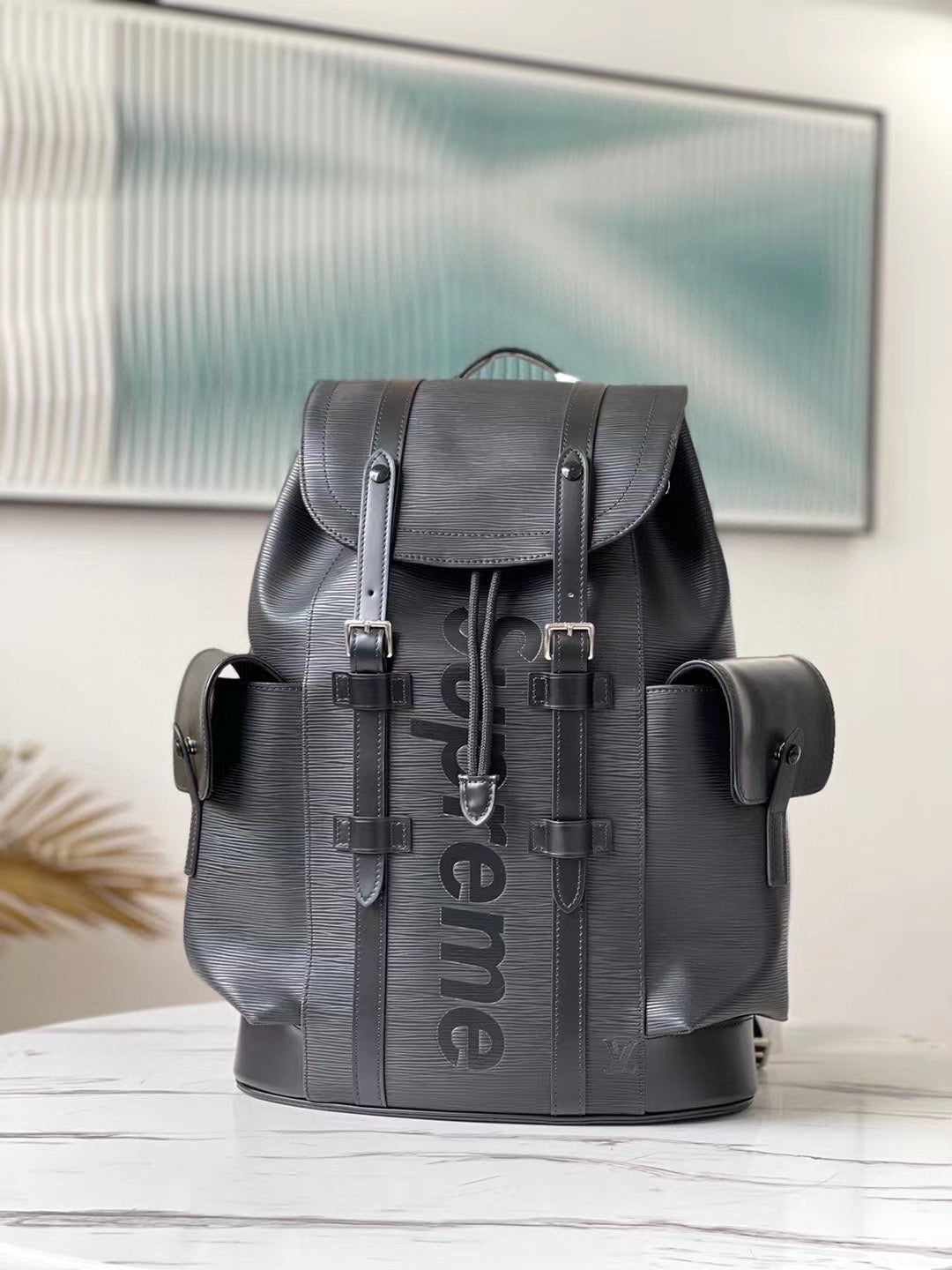 Louis Vuitton x Supreme Christopher Backpack Black