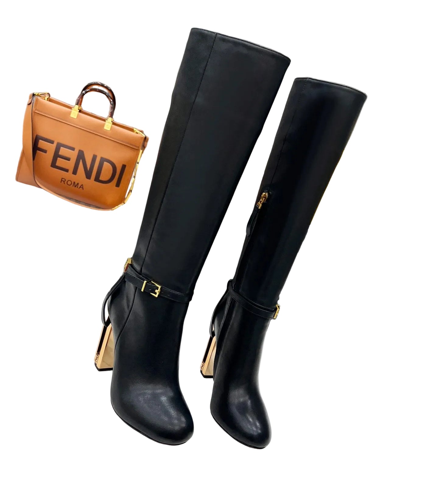 Fendi Boot's Genuine leather ankle