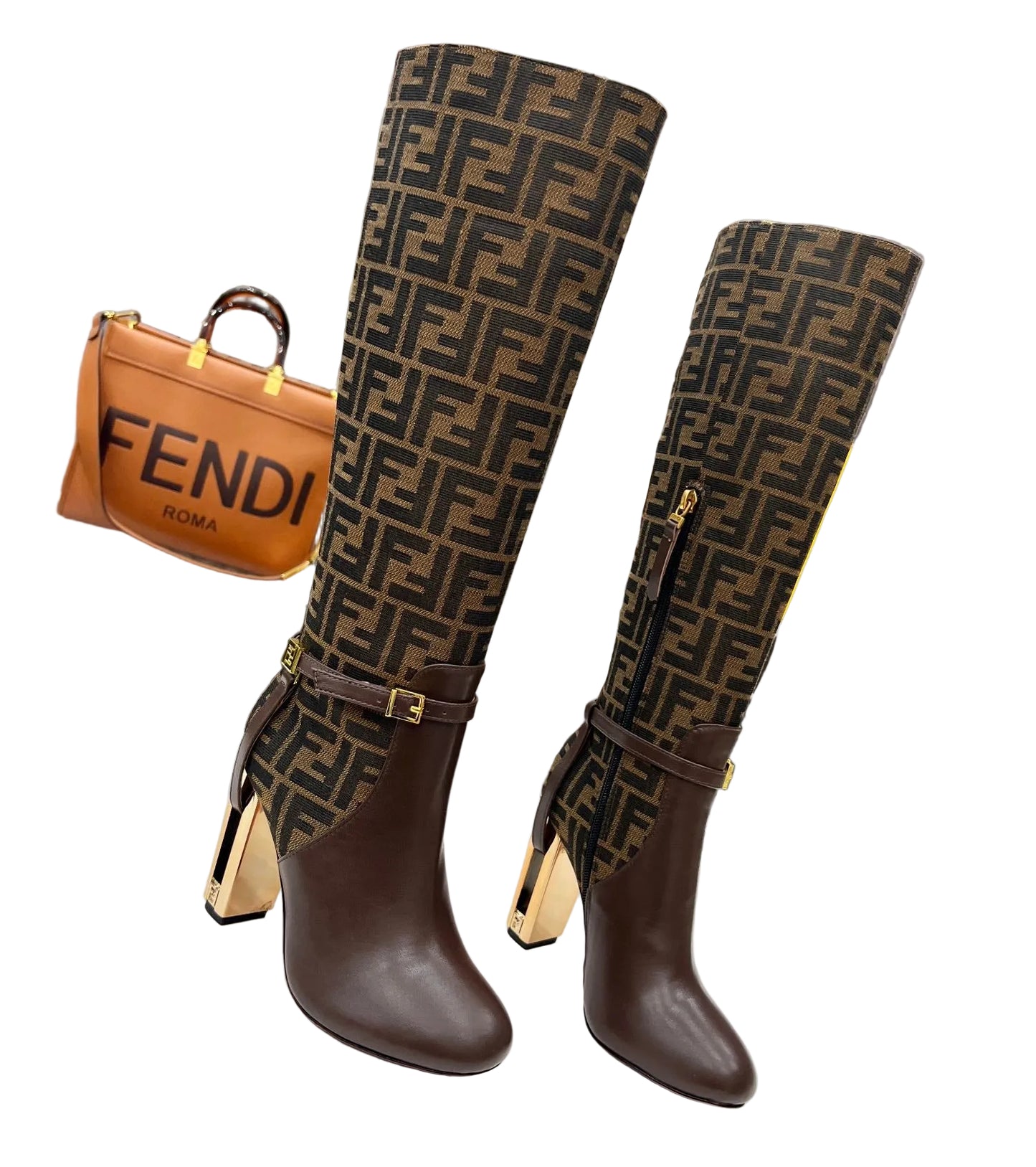 Fendi Boot's Genuine leather ankle